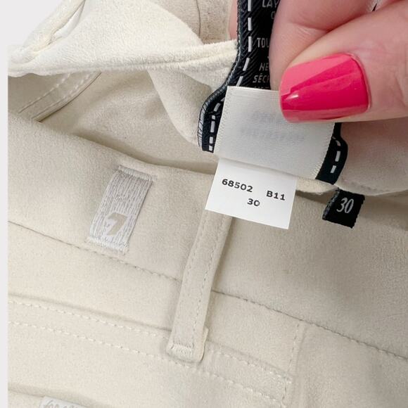 7 For All Mankind The Skinny Faux Suede Skinny Pants Size 30 - Picture 7 of 11